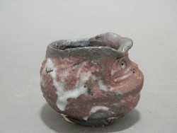 鈴木伸治 鼠志野ぐいのみ猿