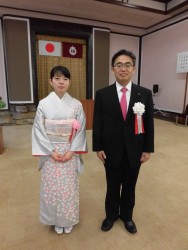 大村知事と田中さん