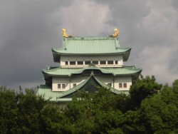 会場から 名古屋城が見れます。