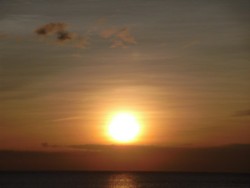 千鳥ヶ浜 日の出　５：４５
